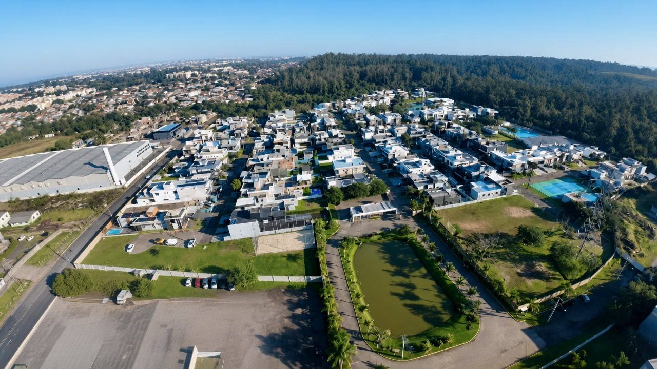 Vista aérea do City Park Residence, em Cachoeirinha