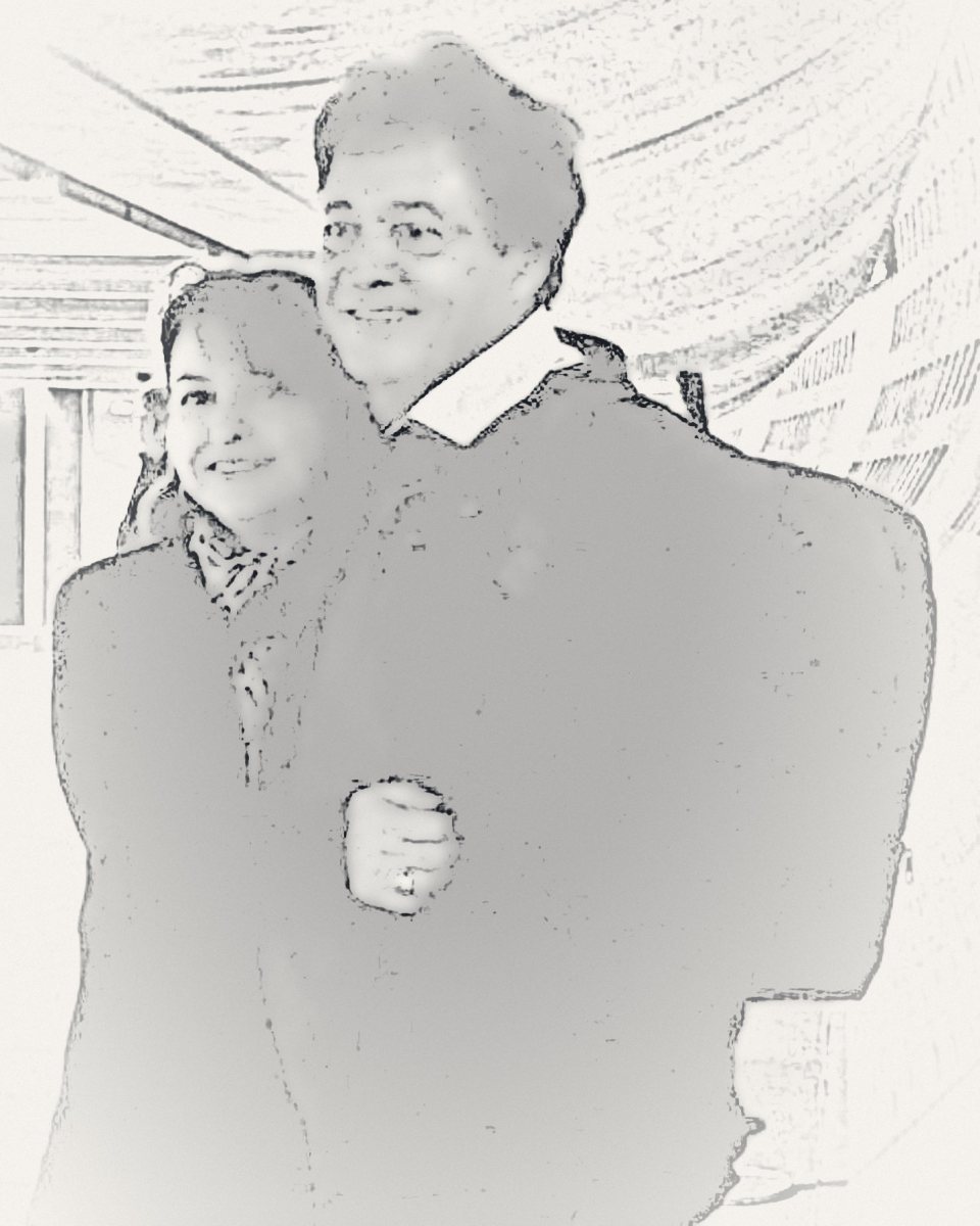 Desenho de Deolindo e Arlete Constante, fundadores da DMC Incorporações